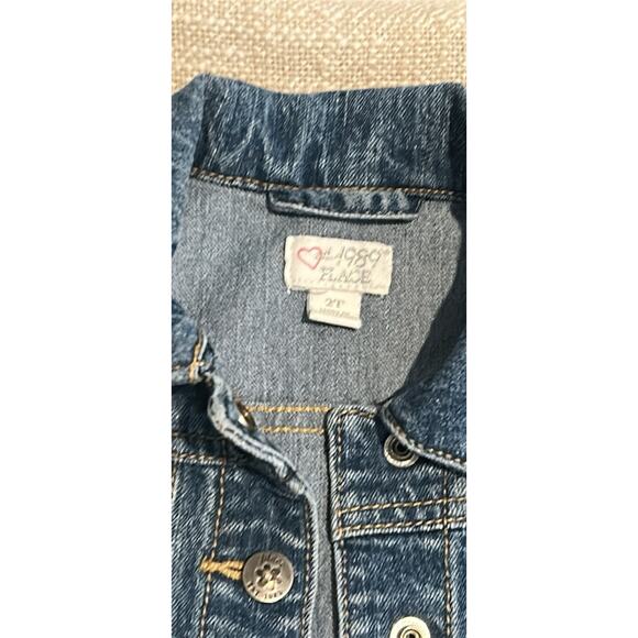 The Childrens Place Denim Jean Jacket, Kids 2T Long Sleeve, Button Up Toddler - Picture 10 of 11